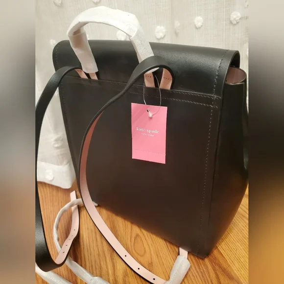 NWT Kate Spade black backpack. Megyn Authentic Kate Spade Somerville Road Megyn Backpack Black | eBay main image 4
